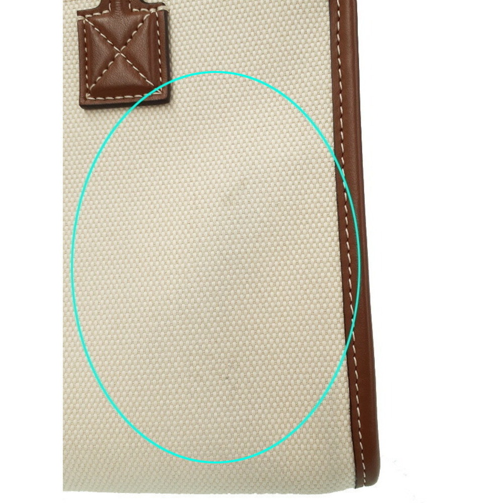 Burberry Two Tone Canvas Leather Freya Bag - Picture 5 of 9